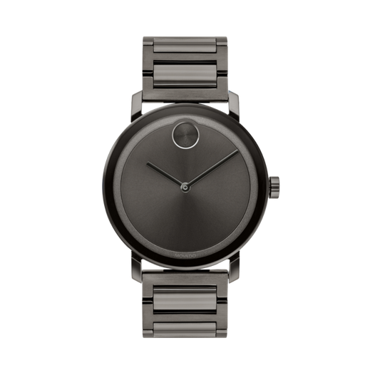 Movado Bold Gunmetal Dial Gunmetal Ion-plated Men's Watch