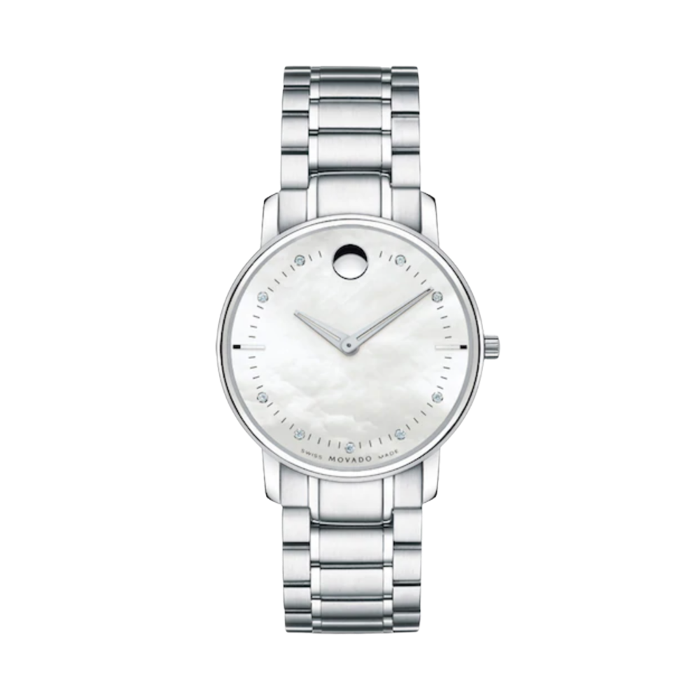 Movado TC Diamond Mother of Pearl Dial Ladies Watch