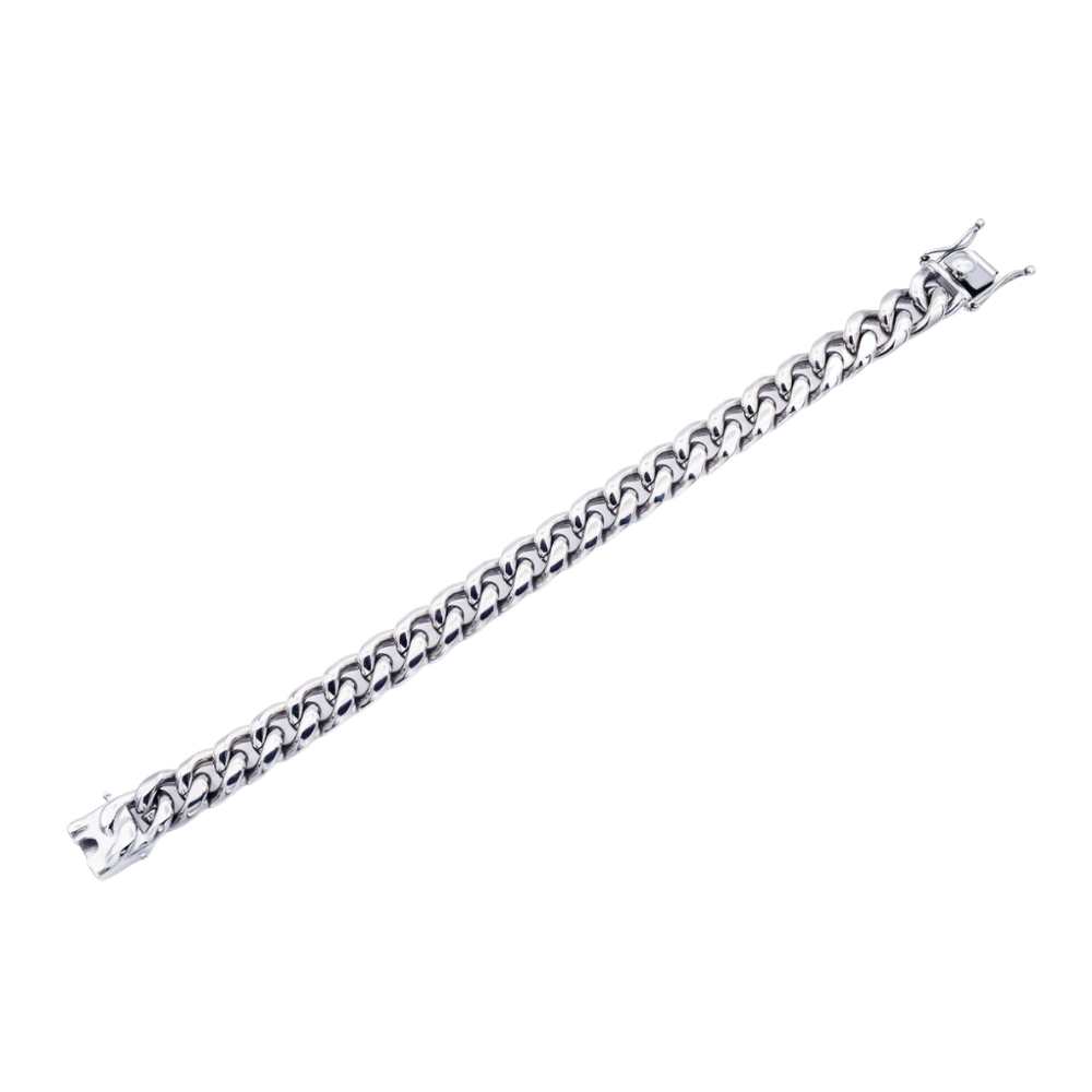 Stainless Steel 14mm Cuban Link Chain Bracelet