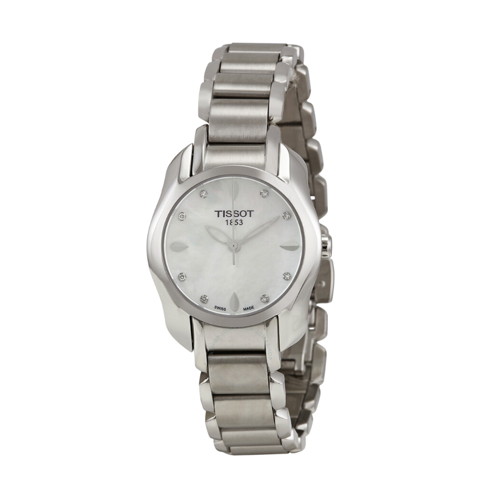 Tissot Trend T-Wave Mother of Pearl Dial Diamond Ladies Watch