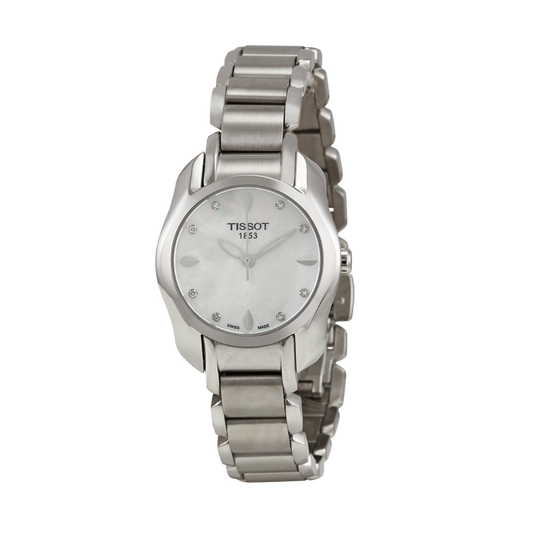 Tissot Trend T-Wave Mother of Pearl Dial Diamond Ladies Watch