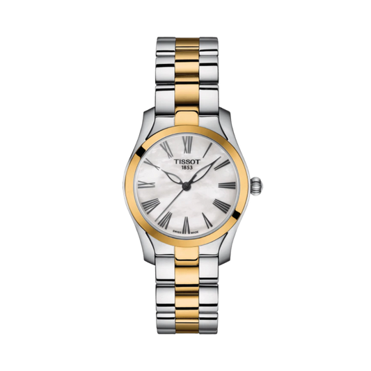 T-Wave Quartz White Mother of Pearl Dial Ladies Watch