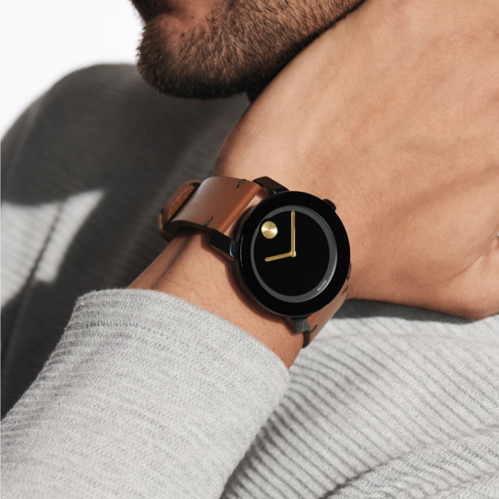 Movado Bold Black Museum Dial Men's Watch