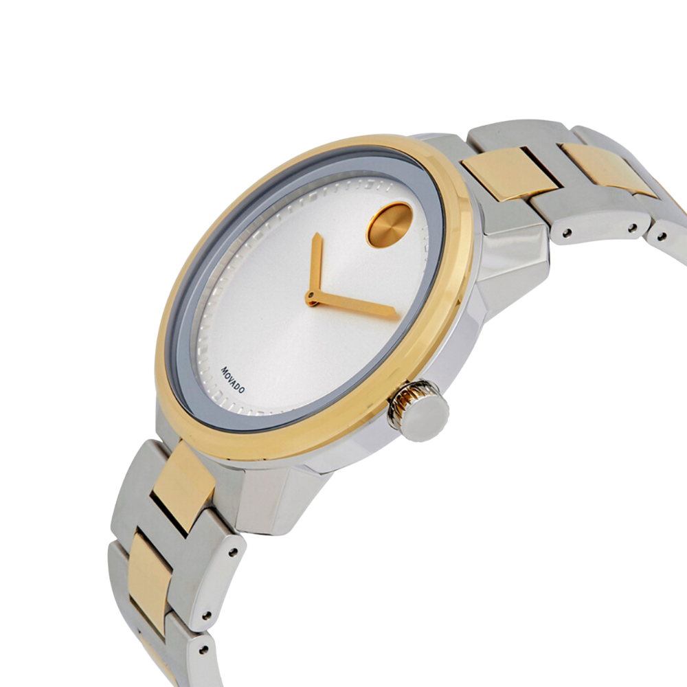 Movado Bold Silver Dial Two-tone Men's Watch
