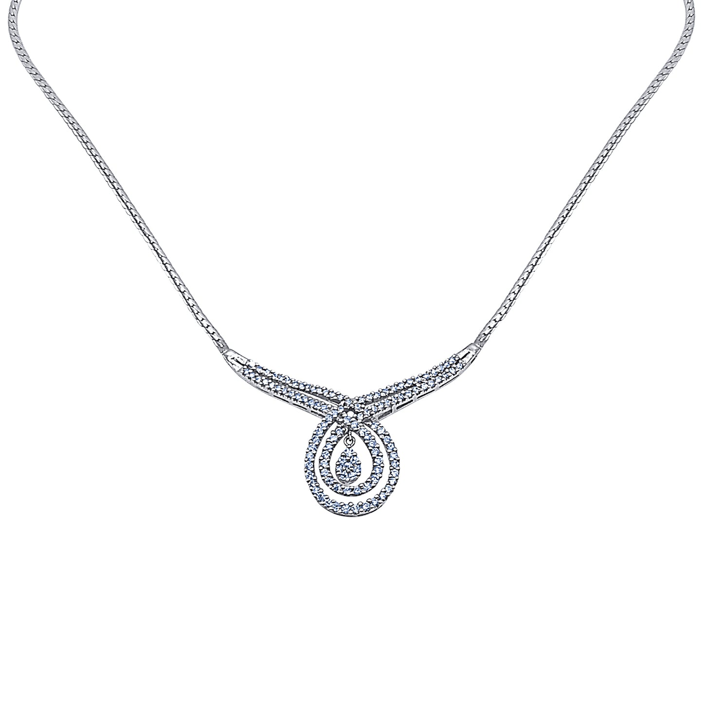 Dancing Diamond Necklace