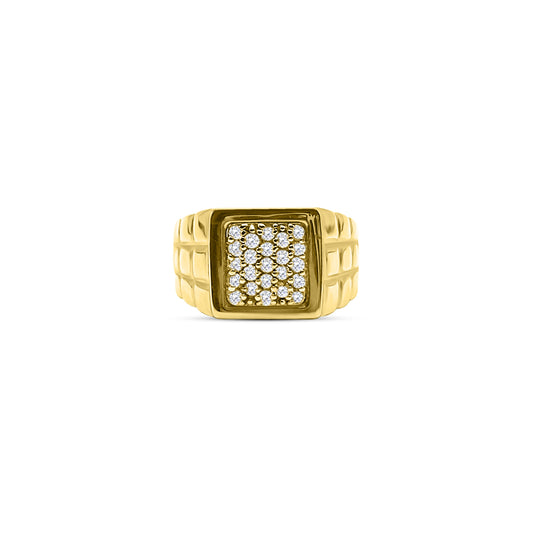 Men's Diamond Cluster Ring