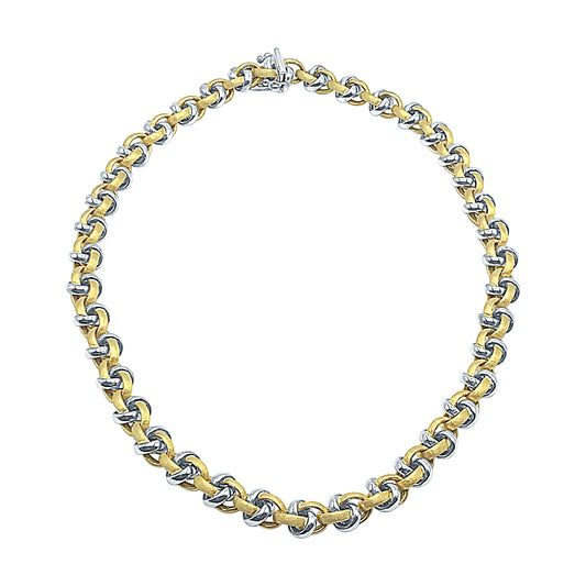 Two Tone Choker Necklace