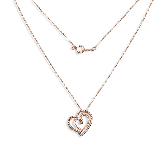 Rose Gold Heart Necklace