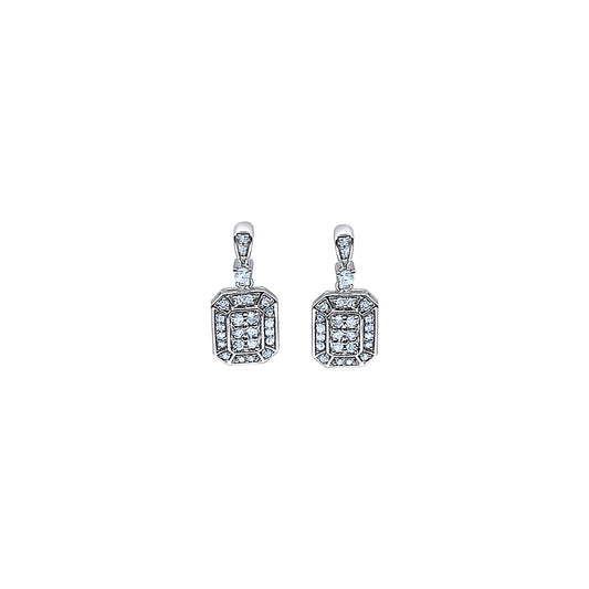 Diamond Dangle Earrings