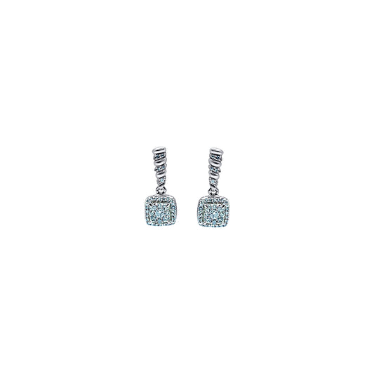 Diamond Dangle Earrings