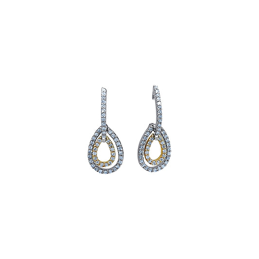 Diamond Dangle Earrings