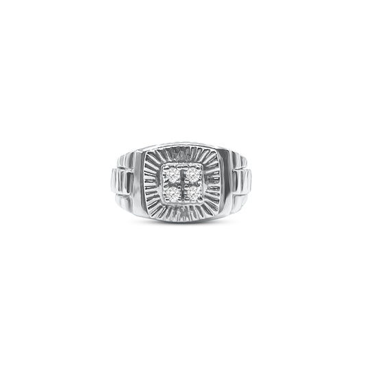 Men's Rolex Style Diamond Ring