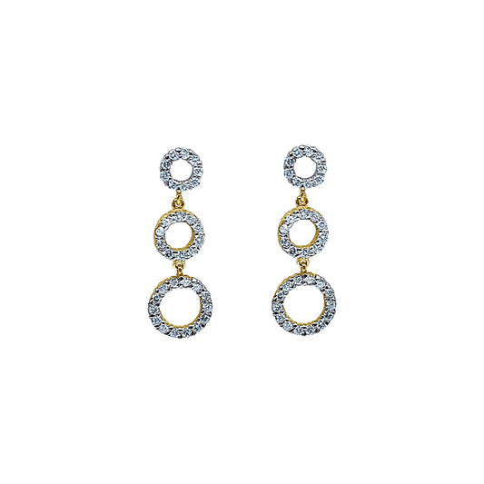 Diamond Dangle Earrings