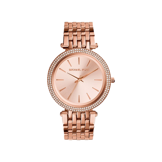 Michael Kors Darci Pavé Rose Gold-Tone Watch