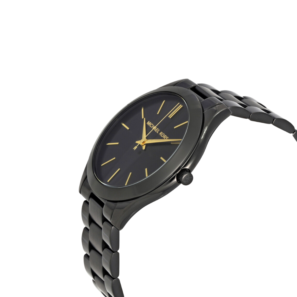 Michael Kors Slim Runway Black Watch