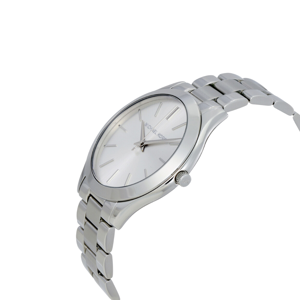 Michael Kors Slim Runway Silver-Tone Watch