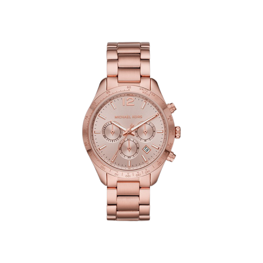 Michael Kors Oversized Layton Pale Rose Gold-Tone Watch