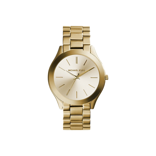 Michael Kors Slim Runway Gold-Tone Watch
