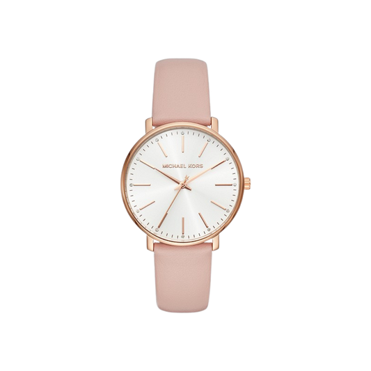Michael Kors Pyper Rose Gold-Tone Leather Watch